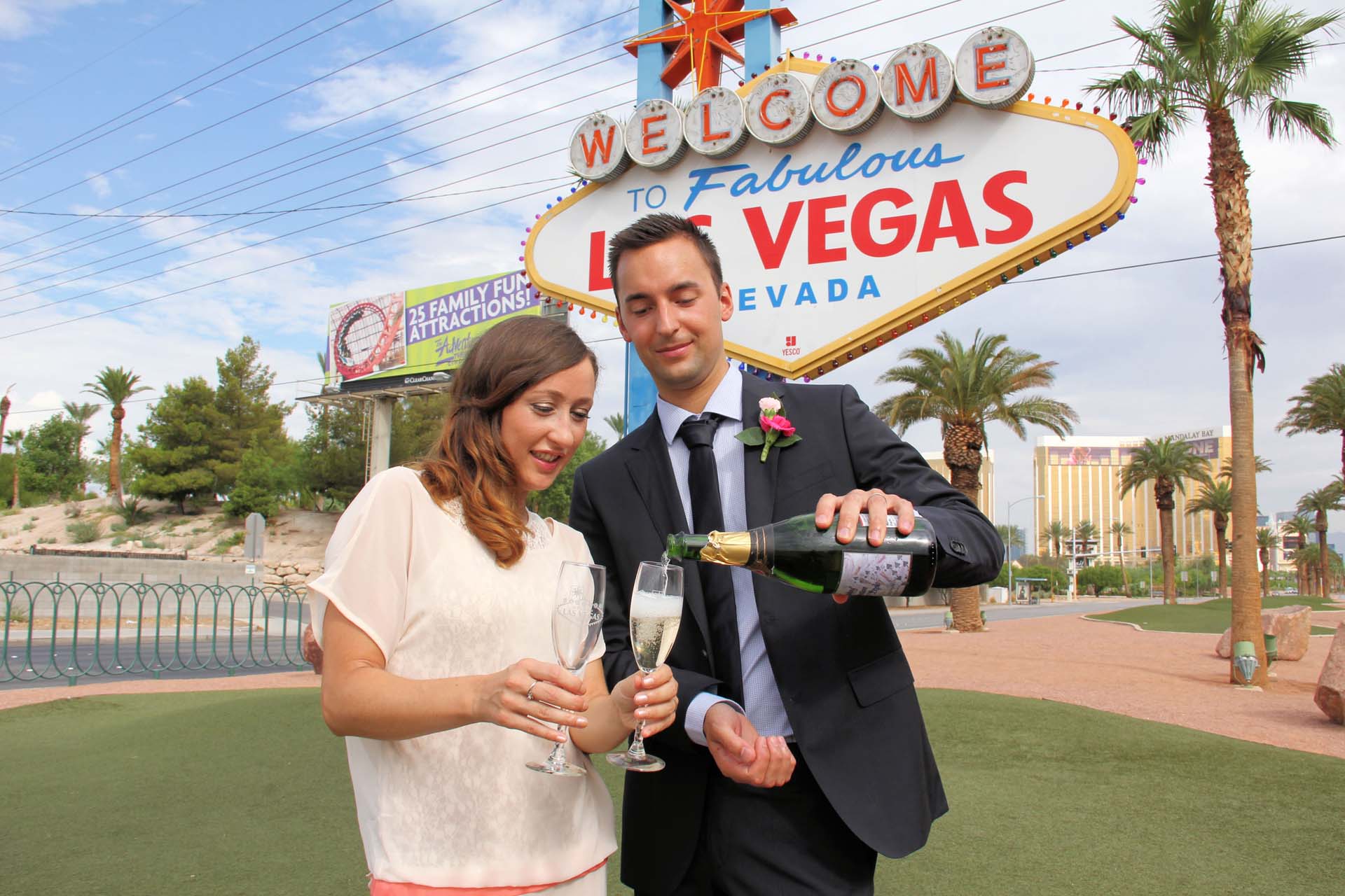 Romantische VIP fototour Las Vegas voor 2 personen