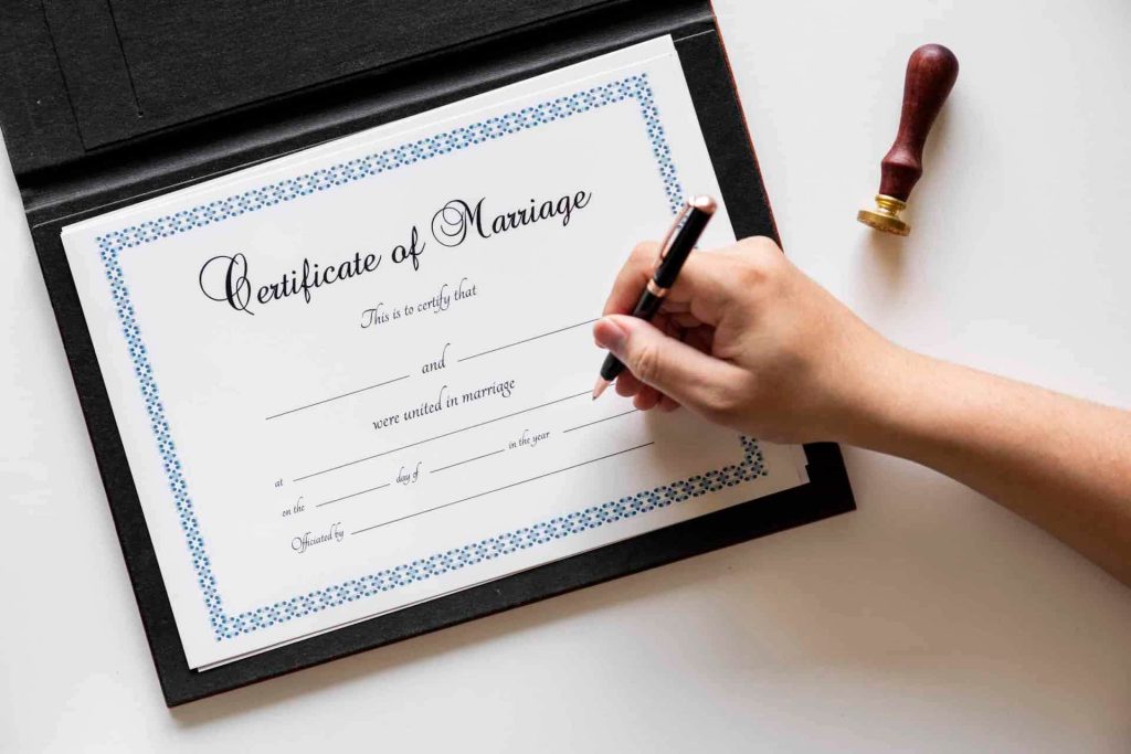 certified marriage certificate las vegas