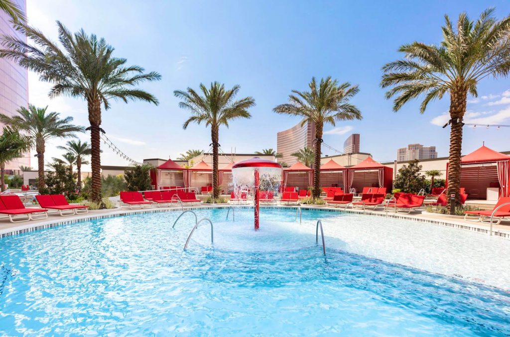 resorts World cabana pool Las Vegas