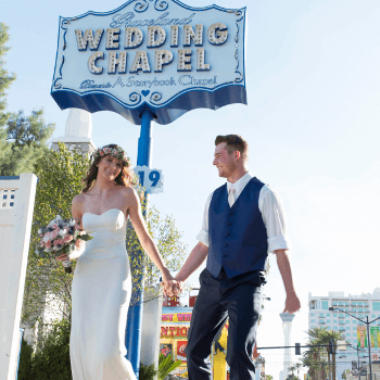 trouwen bij Graceland Wedding Chapel in Las Vegas